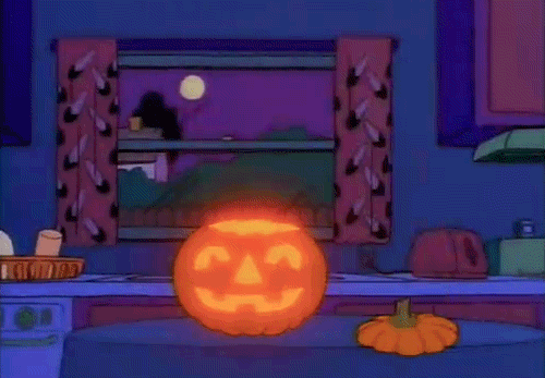 Simpsons Halloween Pumpkin animated gif