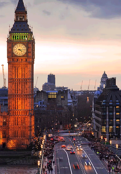 Colorful London Clock