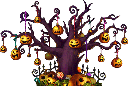 Happy Halloween Tree Gif