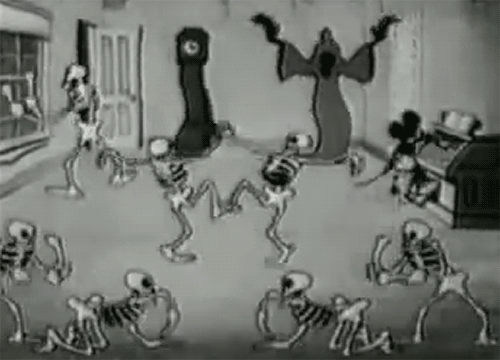 Skeleton Dance Party animated gif