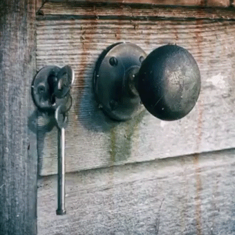 Amazing Old Key Lock