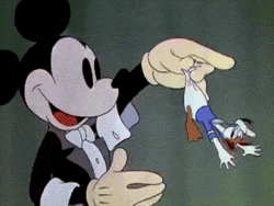 Donald Duck Magician Mickey gif