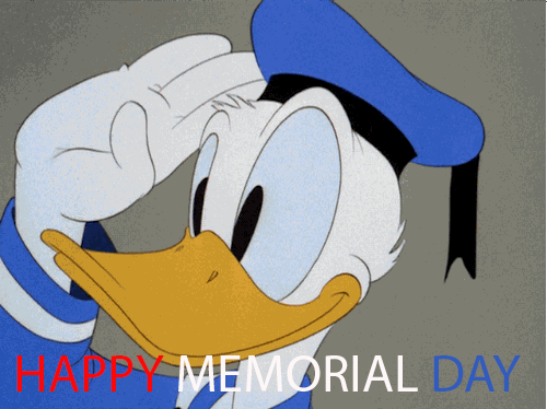 Memorial Day Gif Donald Duck