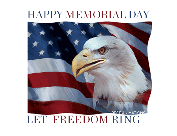 Happy Memorial Day USA Freedom Gif