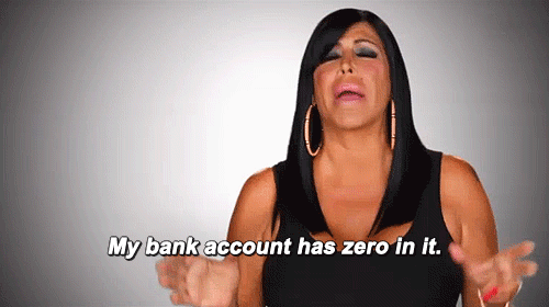 My Bank Account Has Zero