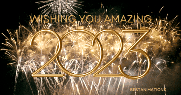 Amazing Happy New Year 2023 Gifs Animation