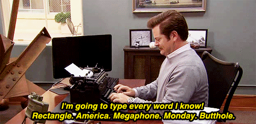 Typewriter In Office gif