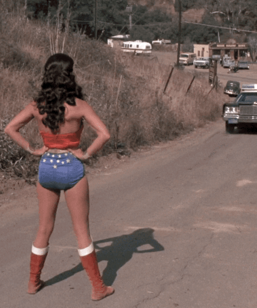 Wonder Woman Stop Car