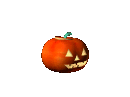 Scary Pumpkin Candle