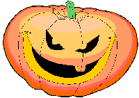 Scary Pumpkin Pixel Art