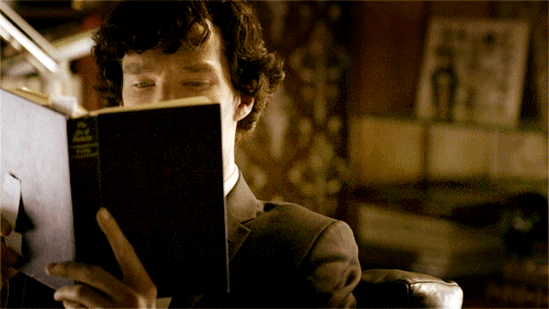 Sherlock Holmes Reading Book
