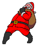 Funny Santa Claus Pixel Art
