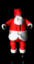Funny Santa Jumping