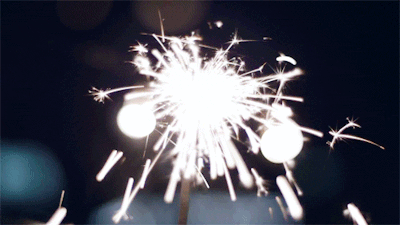 New Year Sparkler  animated gif