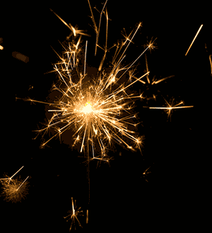 Golden Sparkler Firework