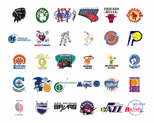 Basketball Teams Logo gif