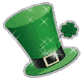 Green Irish Leprechaun Hat