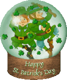 Happy St Patrick Day Globe