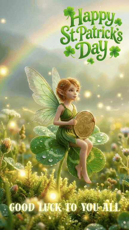 Good Luck to Everyone Happy St. Patrick's Day! animated gif
