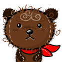 Beautiful Brown Teddy Bear gif