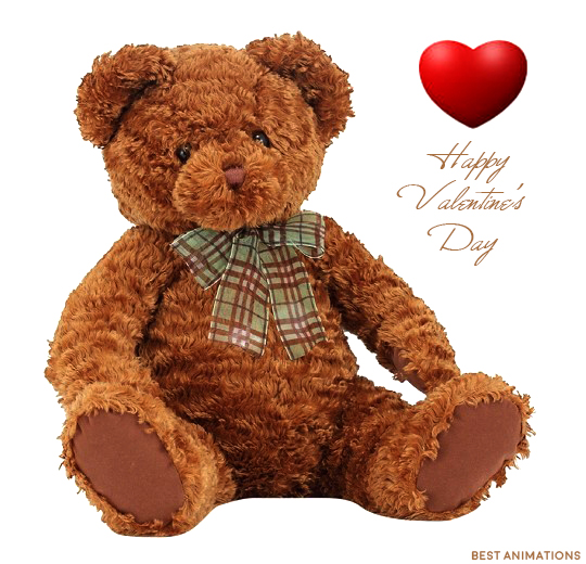 Valentines Day Teddy Bear Gif