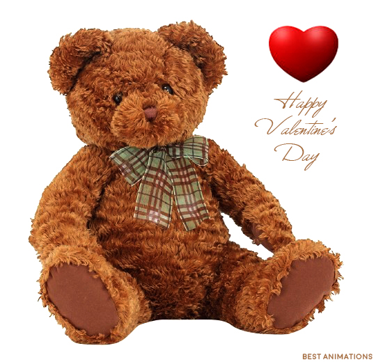 Valentines Day Teddy Bear Gif animated gif