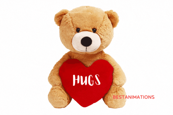 Cute Hugs Teddy Bear Gif gif