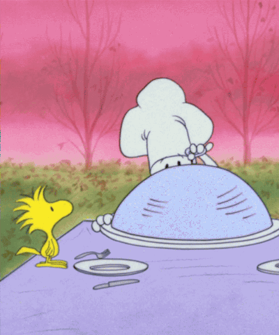 Cute Snoopy and Woodstock Thanksgiving 