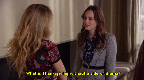 Funny Thanksgiving Drama Gossip Girl