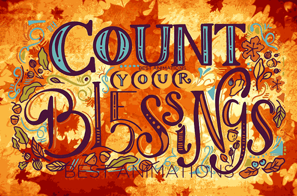 Count Your Blessings This Thanksgiving Gif animated gif