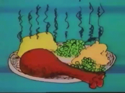 Thanksgiving Meal Cartoon
