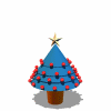 Blue Christmas Tree Decoration