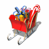 Christmas Sled Ornament Decoration