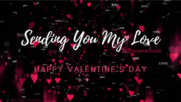 Sending Love Valentine Gif