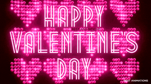 Happy Valentines Day Animated Gif Lights animated gif
