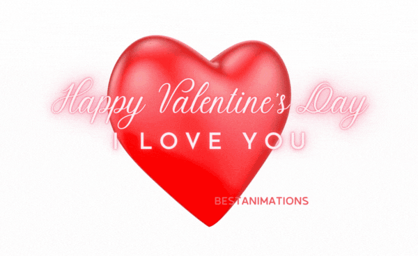 Happy Valentines Day Gif I Love You