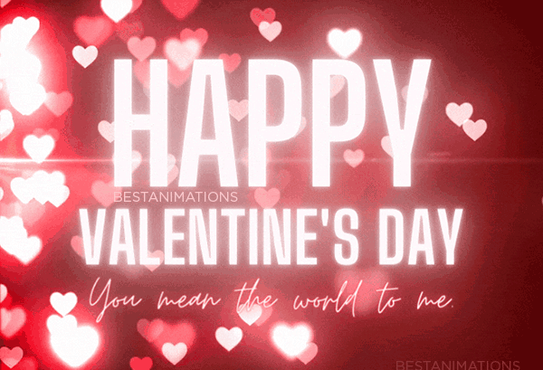 Animated Valentines Day Hearts Gif animated gif
