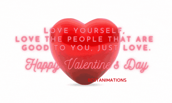 Love Yourself Valentine's Day Gif