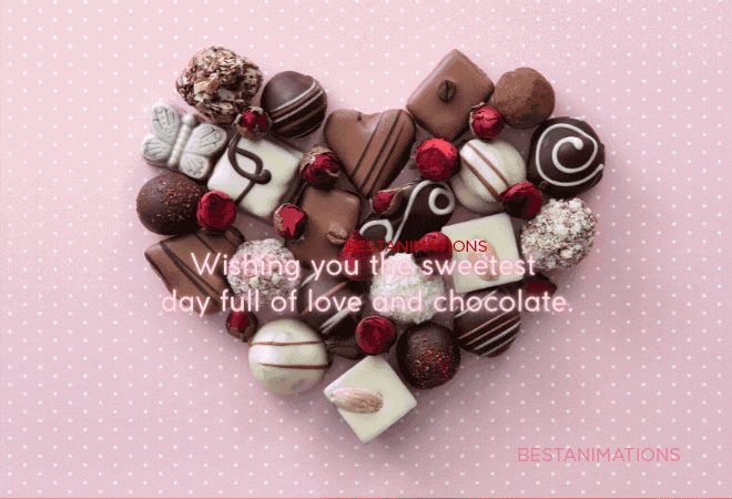 Sweet Chocolates Happy Valentines Gif