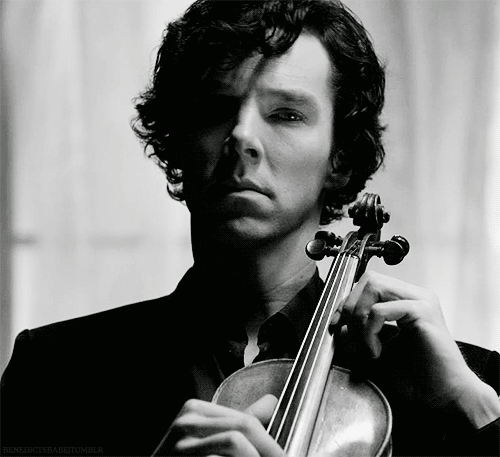 Sherlock Playing Violin