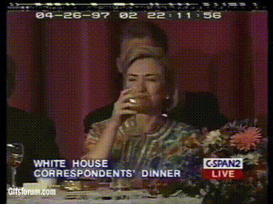 Hillary Clinton Drinking
