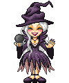 Pretty Witch Pixel Art
