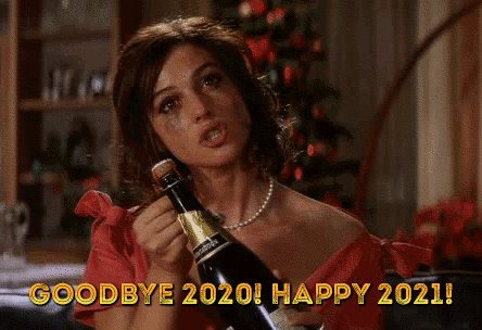 Funny Goodbye 2020 Happy 2021 New Year Gif