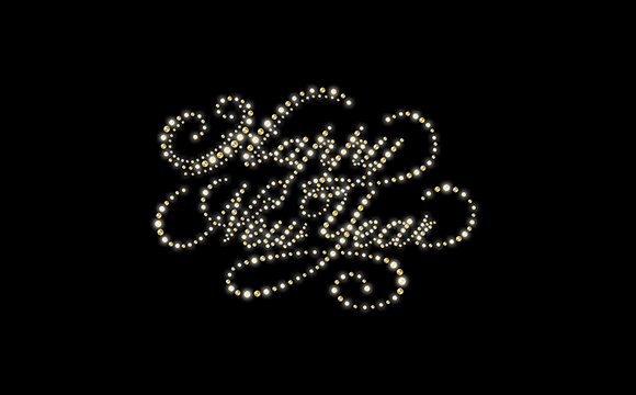 Happy New Year Sparkling Animation gif