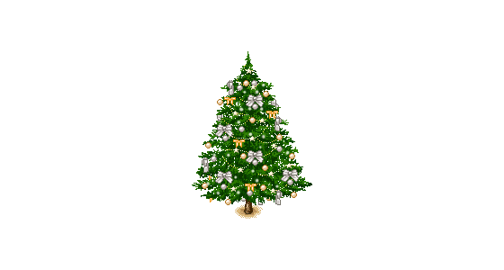 Cute Blinking Christmas Tree Gif