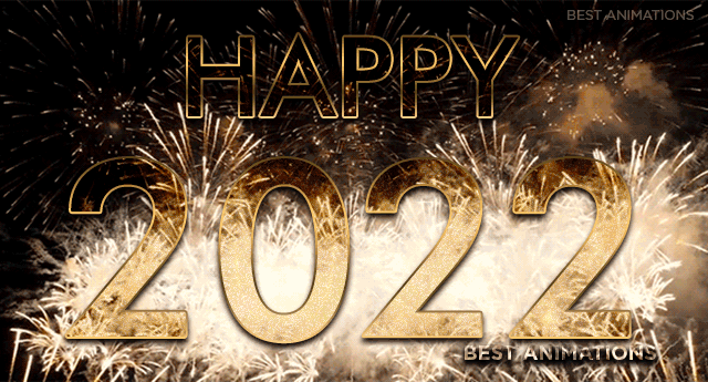 2022 Happy New Year Gifs Fireworks 