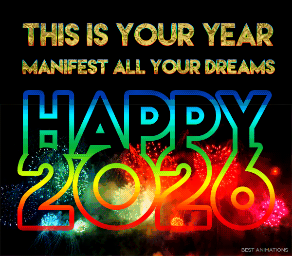 Manifest All Your Dreams This Year! gif