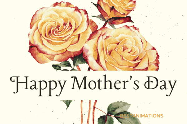 Happy Mothers Day Gif Roses