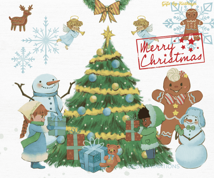 Cute Merry Christmas Gif gif