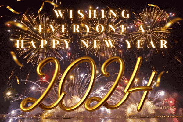 Happy New Year Gif 2024 gif